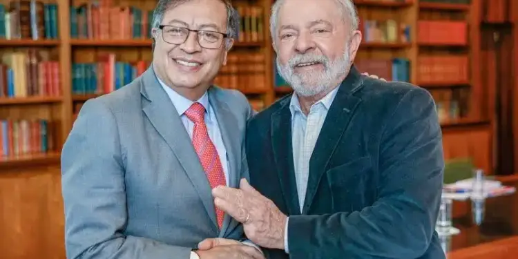 Petro y Lula condenan el «uso de la fuerza» en Venezuela y celebran liberación de presos políticos