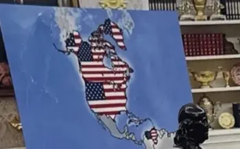 Trump publica un montaje en el que Venezuela, Groenlandia y Canadá figuran como territorios de EE. UU.