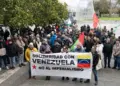 Cientos de personas protestan en España por la agresión imperialista contra Venezuela