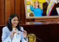 Delcy Rodríguez asegura que Venezuela celebrará «elecciones libres y justas» pero sin precisar fecha