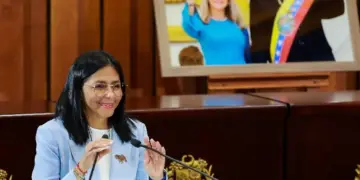 Delcy Rodríguez asegura que Venezuela celebrará «elecciones libres y justas» pero sin precisar fecha