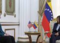 Delcy Rodríguez se reunió con la nueva encargada de negocios de EE.UU. en Venezuela