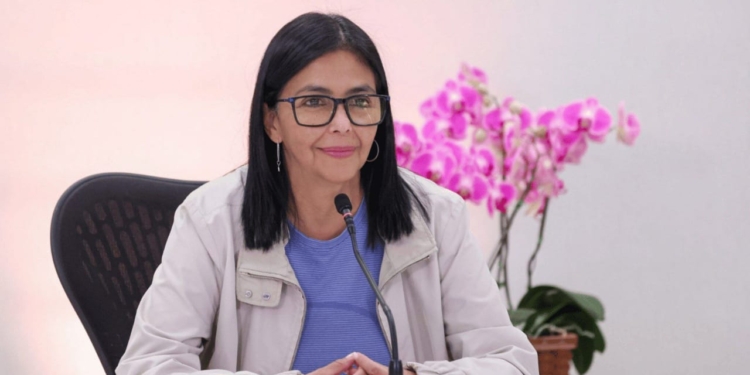 Delcy Rodríguez llama a superar el «odio» e insiste en pedir cese de sanciones a Venezuela